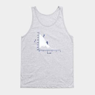 SKIING ON A GAUSSIAN SLOPE Tank Top